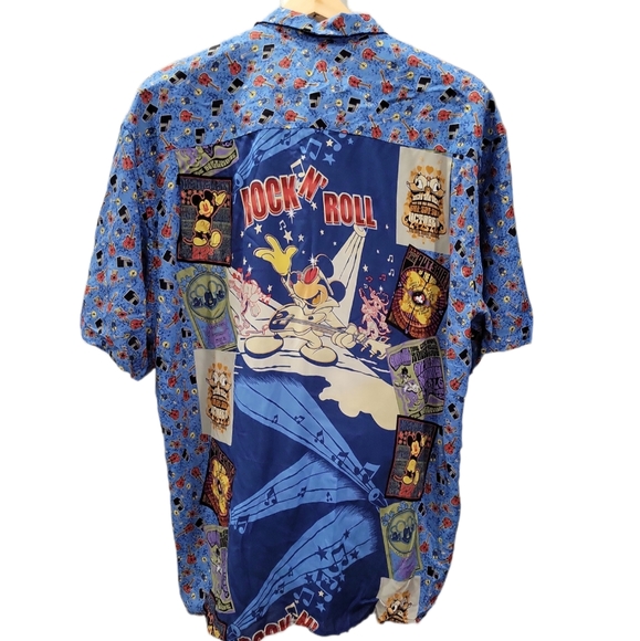New With Tags! Disney Mickey Mouse Reyn Spooner Hawaiian Shirt Size Large - Picture 2 of 4